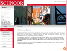 Tablet Screenshot of bremen-schnoor.de